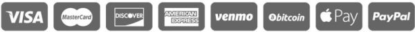 credit card one line logos