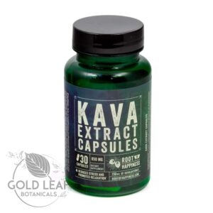 Kava Extract Capsules - Premium 240mg Kavalactones 30ct Bottle