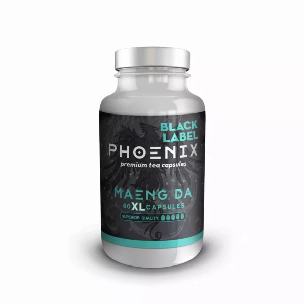 phoenix black label maeng da xl kratom capsules (1000mg full spectrum extract capsules)