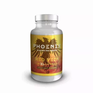phoenix red vein tea leaf powder kratom capsules 30ct (1000mg full spectrum extract capsules)